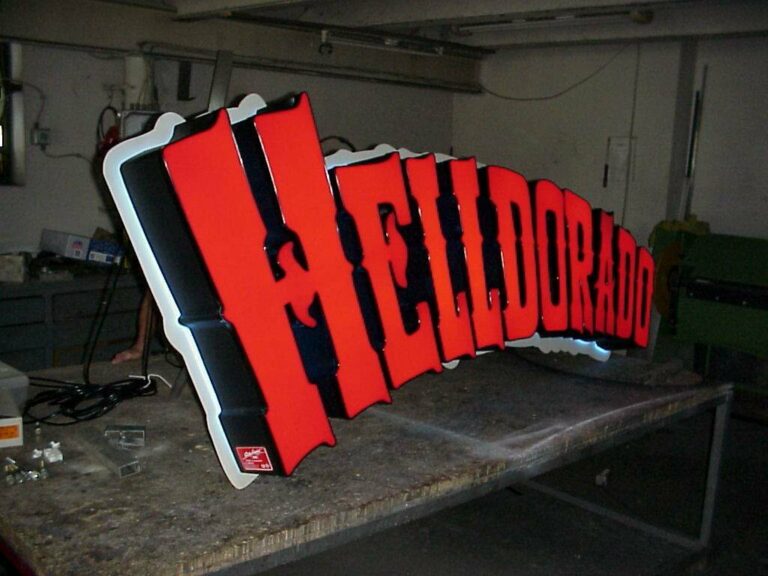 Heldorado neonreklám