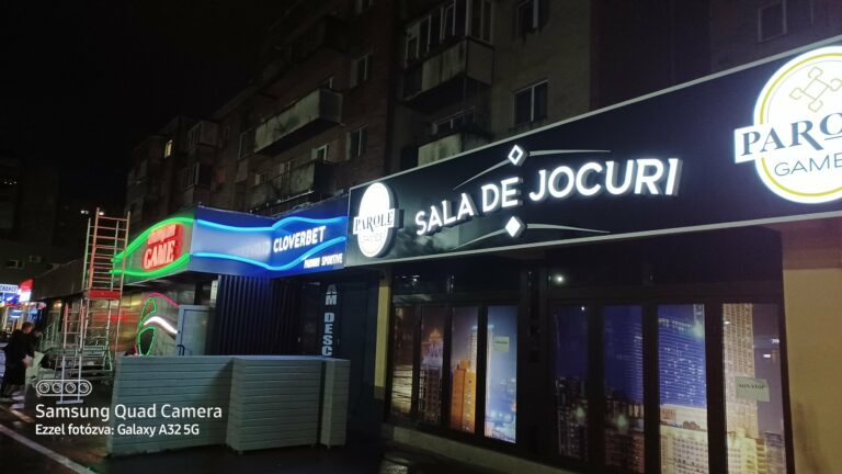 Champion Games — neonvilágítás RGB LED designnal