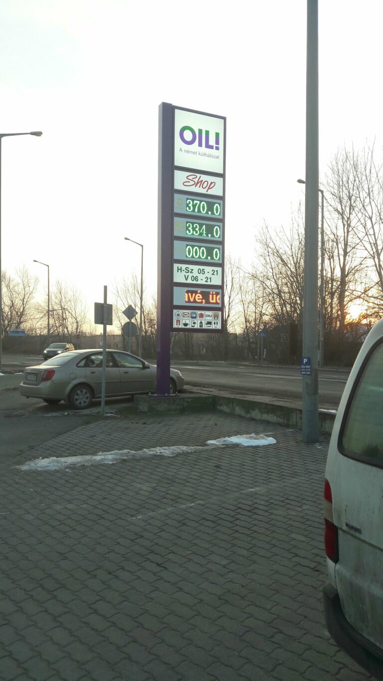 Totemoszlop, reklámoszlop – munkafotó